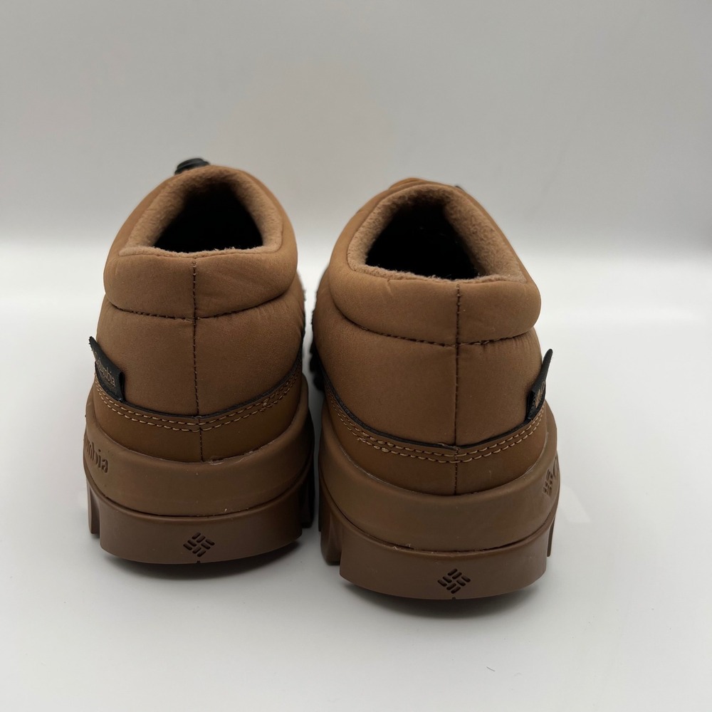 Columbia Snowtrot Unwind Shoes Womens 10 Elk Brown Quilted‎ Fleece Lined Toggle - Picture 7 of 10